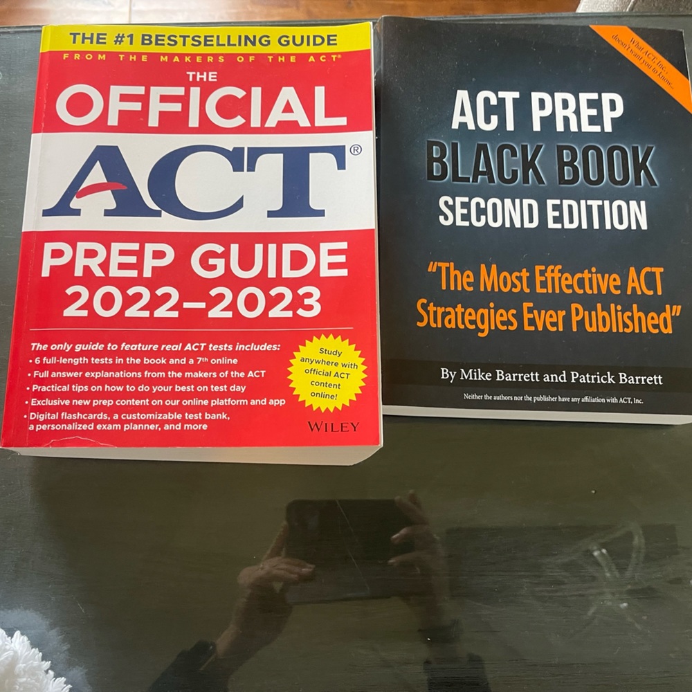 Study guides for ACT test. Brand new. Never been used.